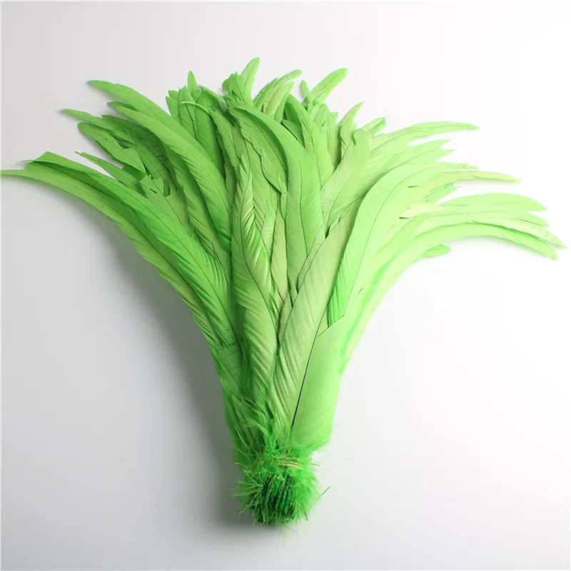 الجملة 100 قطعة ريشة الدجاج 30-35 سنتيمتر ريش ذيل الديك الطبيعي للزينة الحرفية ريشة عيد الميلاد لتقوم بها بنفسك ريشة