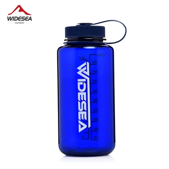 Widesea 캠핑 1100ml Tritan 물병 마시는 스포츠 BPA 무료 육군 플라스크 야외 컵 머그잔 식기 관광 하이킹
