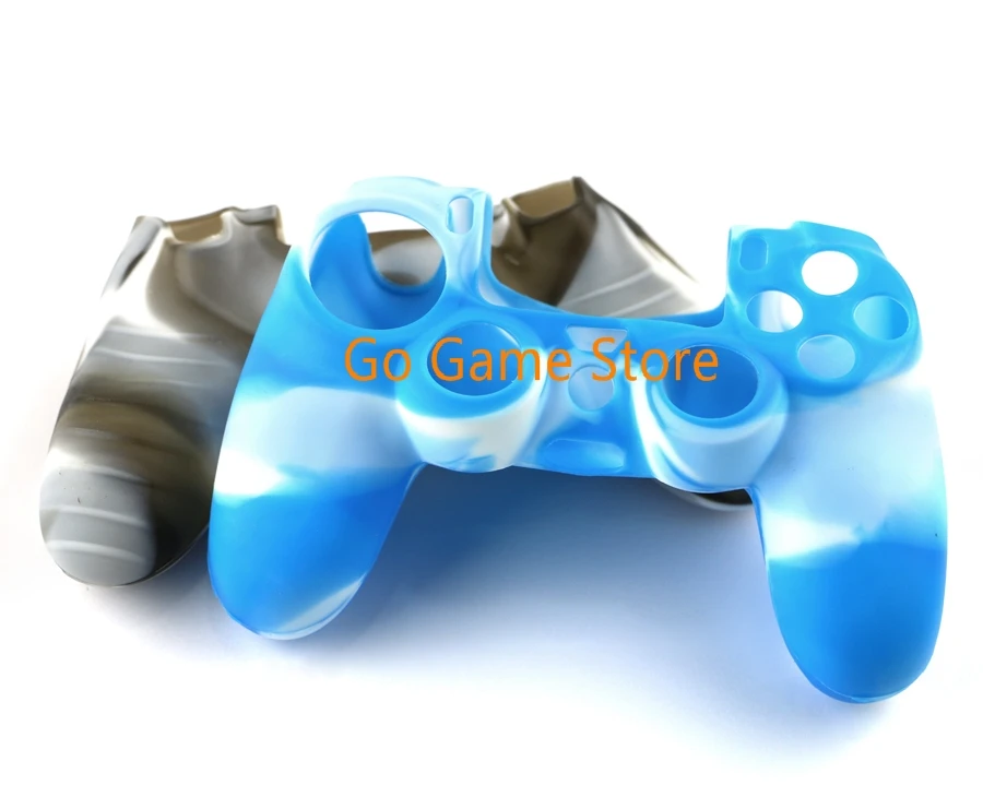20 piezas para Ps4 mango cubierta protectora de camuflaje para Playstation 4 controlador Camo funda de silicona cubierta de Gel agarre