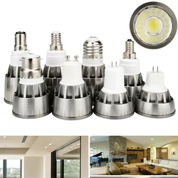 Super Bright GU10 LED COB LED Spotlight Bulb Lamp E27 GU5.3 MR16 DC 12V Spot Light 7W 9W 12W AC 85-265V LED Lighting Home