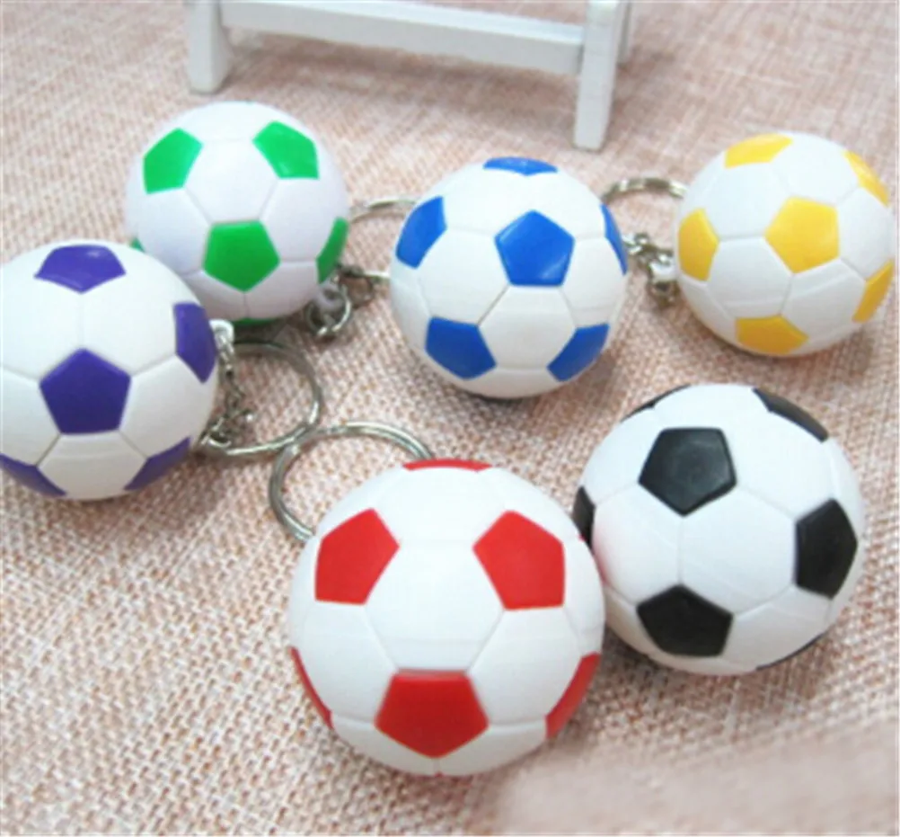 Fashion Sports Keychain Football Basketball Golf Ball Pendant Keyring For Favorite Sportsman's Gift Car Key Chain Key Ring