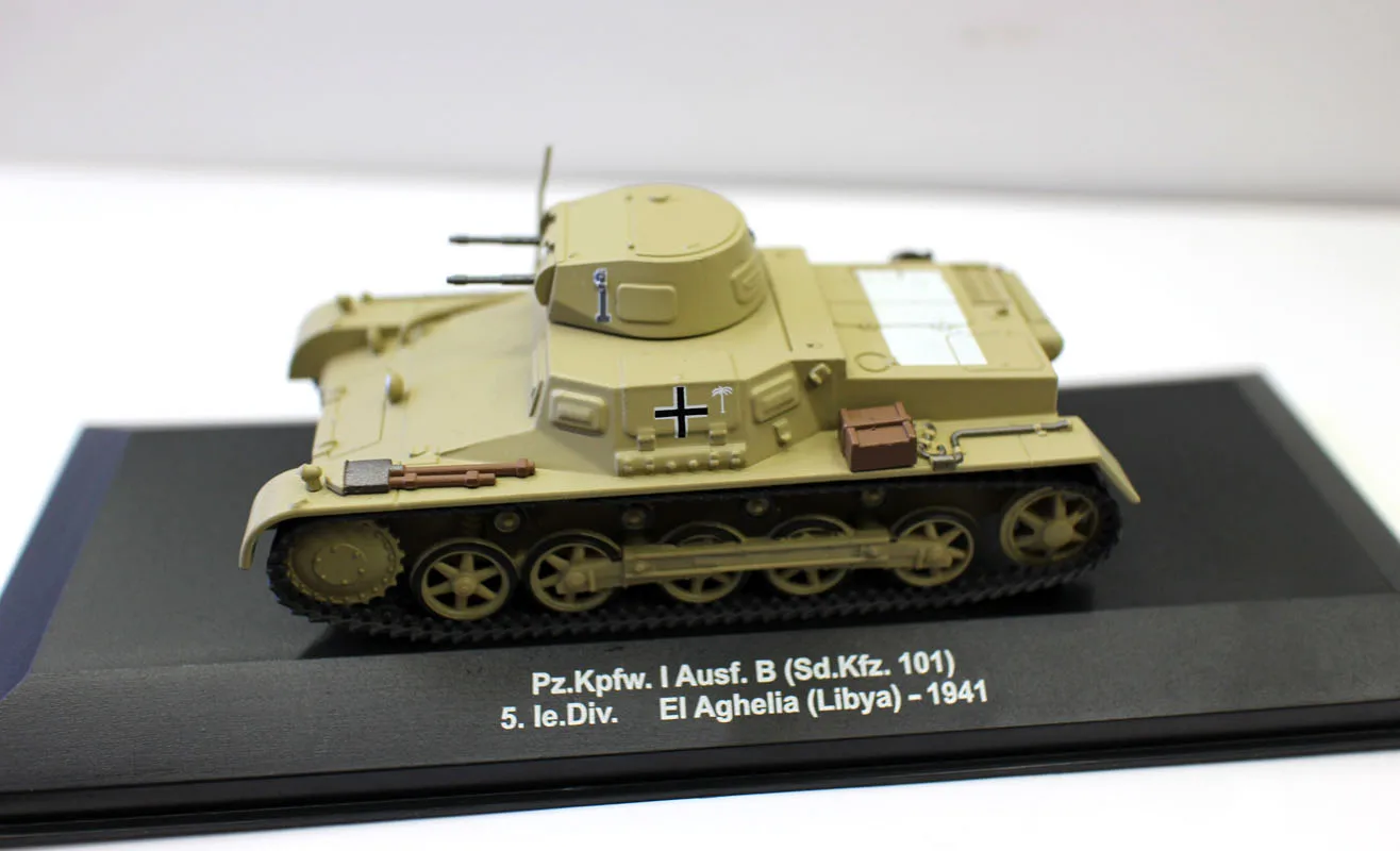 NEW Altaya 1/72 Scale WWII German Tank Sd.Kfz.101 Pz.Kpfw.L  Ausf.B 5.Le.Div. El Aghelia(Libya) 1941 Diecast for Collection