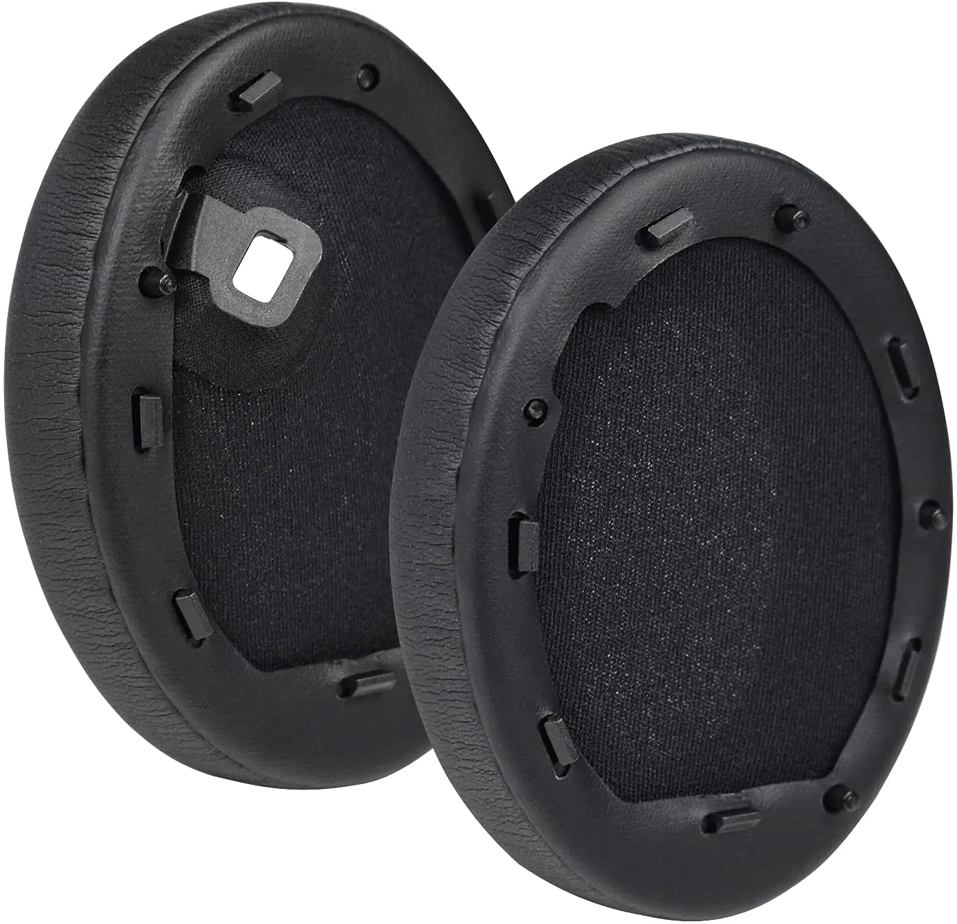 ترقية وسادة وسائد الأذن، غطاء وسادات الأذن البديلة لسماعة الرأس Sony WH-1000XM4 المانعة للضوضاء (أسود مع حامل وسادات الأذن)