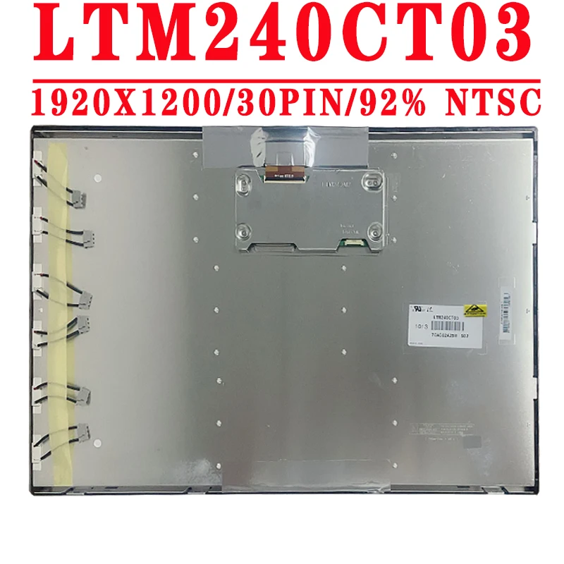 

LTM240CT03 LTM240CT01 New Original 24.0 inch 1920x1200TN LVDS 30pin 92% NTSC or 100% sRGB 400 cd/m² 60Hz 1000:1 LCD Screen