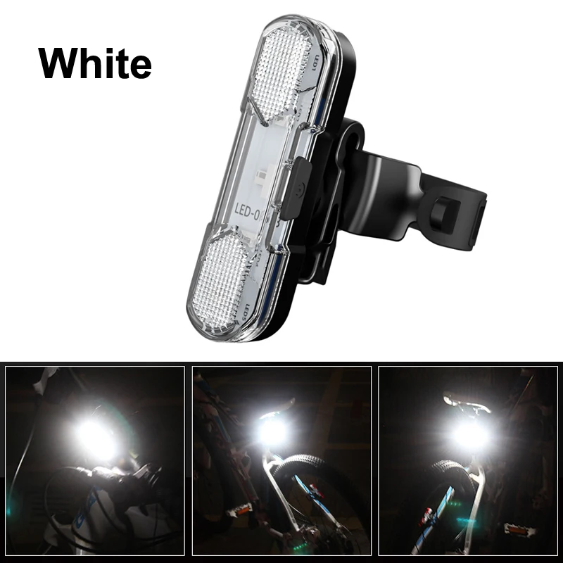 AS1010 5 x LED 4-Mode USB Rechargeable Bike Tail Light (1 pc)