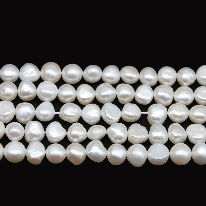 100% Natural White Freshwater Baroque Pearls Beads  Irregular Pearl Beads For Jewelry Making DIY Earrings Bracelet Necklace