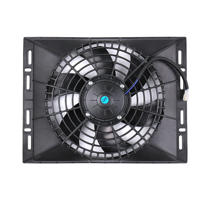 

Universal 12V/24V Electric Radiator Condenser Fan A/C Radiator Cooling Fan for Car Truck Tractor Air Conditioning Condenser Fan