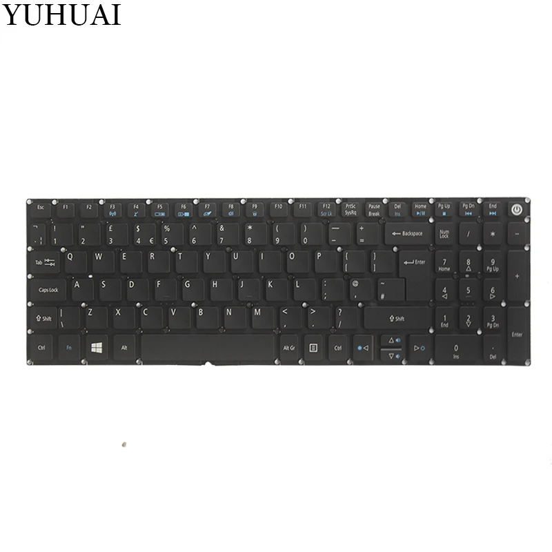 New UK keyboard FOR Acer Aspire 3 A315-21 A315-41 A315-41G  A315-31 A315-51 A315-53 Uk Keyboard black with backlight