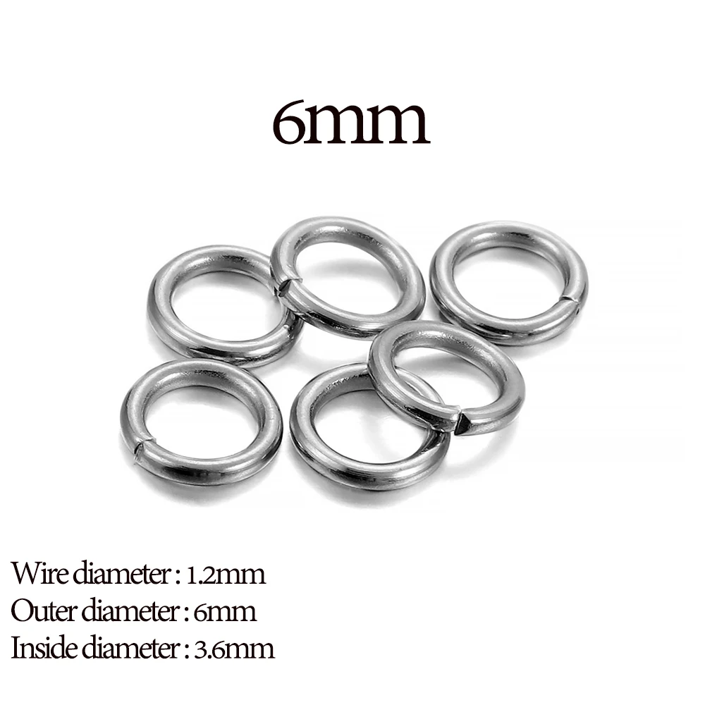 200 Stück offene Biegeringe aus Edelstahl für Schmuckherstellung, DIY-Doppelschleifen, geteilte Ringe, Verbinder für Schmuckzubehör