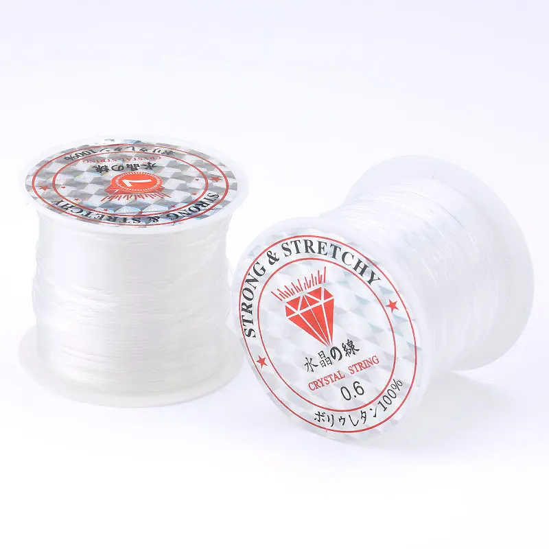 100 m Kunststoff-Kristallperlenfaden, 0,2–0,7 mm, nicht dehnbare Schnur, Fischschnur, Draht für DIY-Schmuckherstellungszubehör – Detail 2
