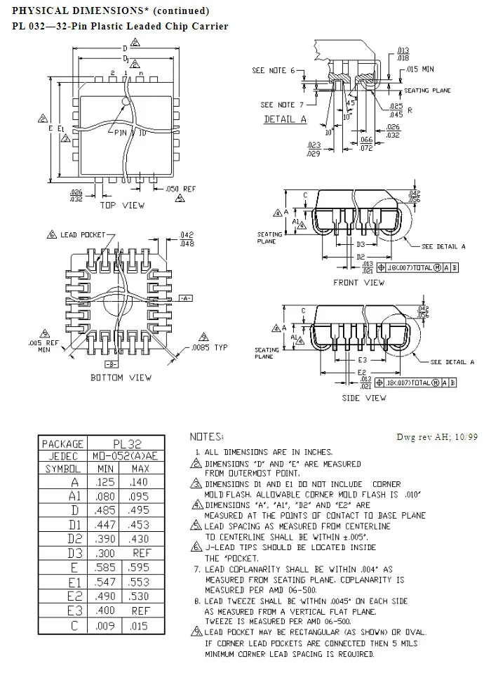 PLCC32 test socket BIOS 32pin PLCC socket WPLCC-32 socket