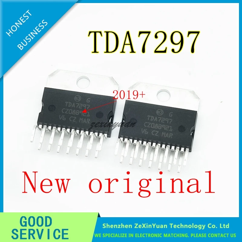 5PCS-20PCS 2019+ 100% new imported original   TDA7297 TDA 7297 ZIP-15 audio amplifier