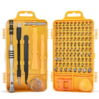 Screwdriver Set Precision Torx Hex Screw Driver Bit Kit Magnetic Bits 110 In 1 Multitools Repair Camera Phone Clock Hand Tools