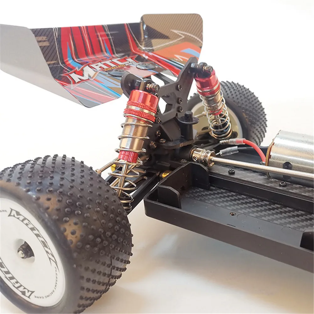 Para 1/10 Para WLtoys 104001   Juego de tablero de torre de choque inferior de fibra de carbono para coche trepador de control remoto, accesorio de repuesto de pieza de actualización RC