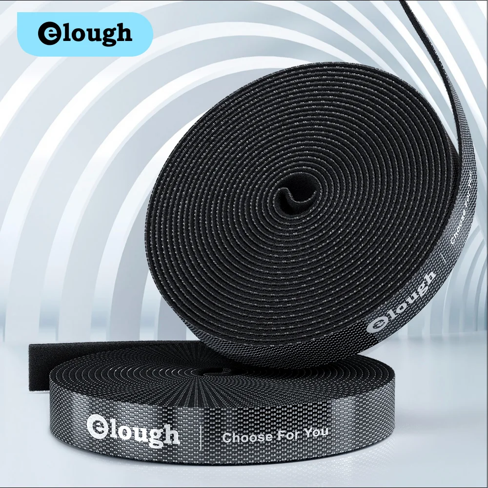 Elough-organizador de cables, soporte de escritorio para iPhone, Xiaomi, ratón, Protector de cables de auriculares