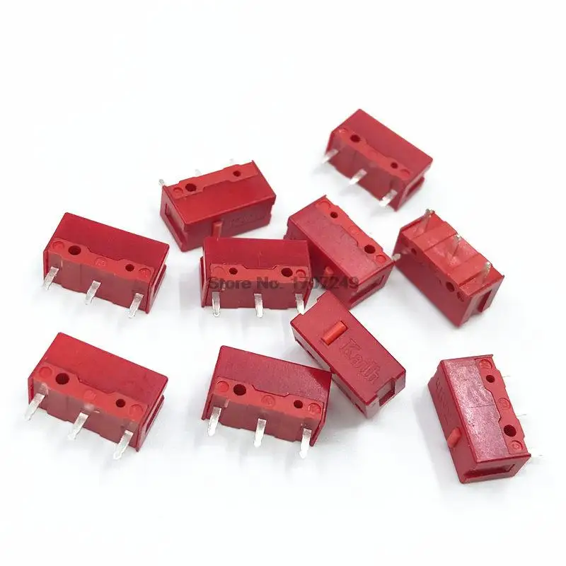 2Pcs-100Pcs Kailh GM4.0 mouse micro switch Red 60 million click life is applicable to the left and right computer mouse buttons