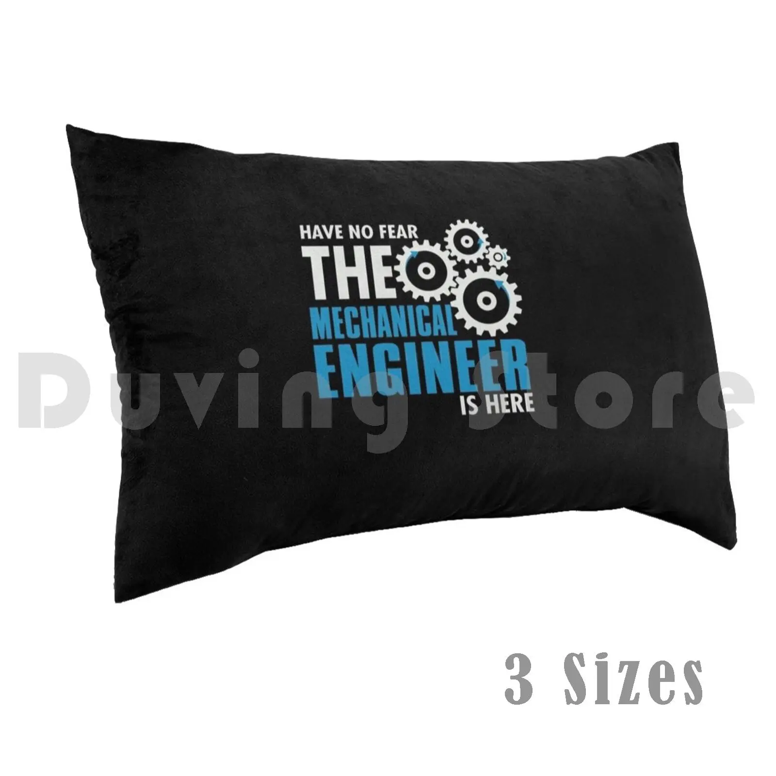 

Have No Fear The Mechanical Engineer Is Here Pillow Case Printed 35x50 Engineer Geek Engineering Funny Nerd