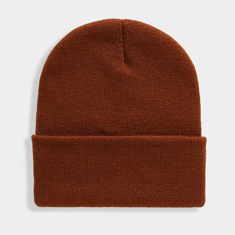 Solid Unisex Beanie Autumn Winter Wool Blends Soft Warm Knitted Cap Men Women SkullCap Hats Gorro Ski Caps 24 Colors Beanies - Image 16
