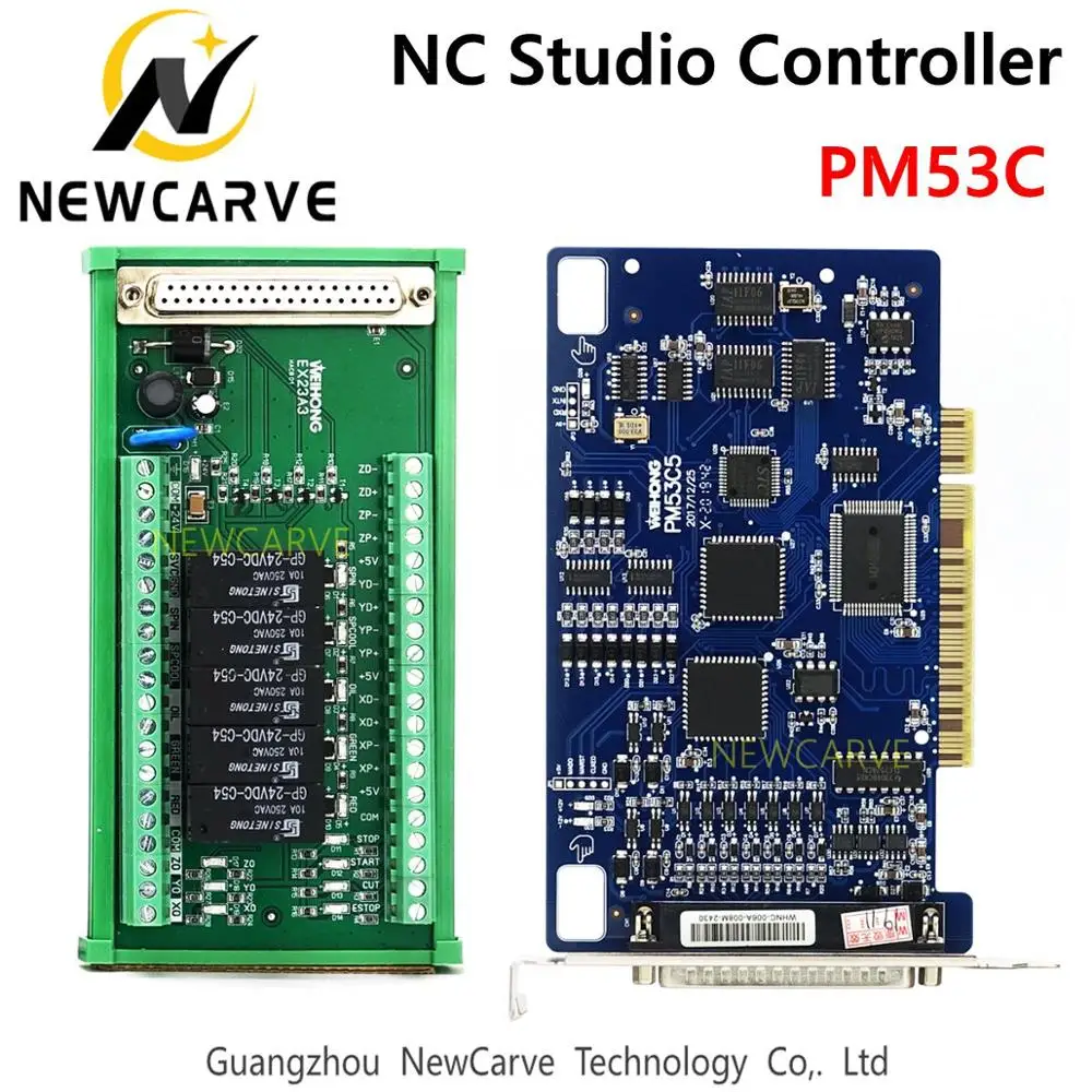 PM53C Nc Studio 3 Assi Controller Compatibile WEIHONG Sistema di Controllo Per Il Router di CNC NEWCARVE