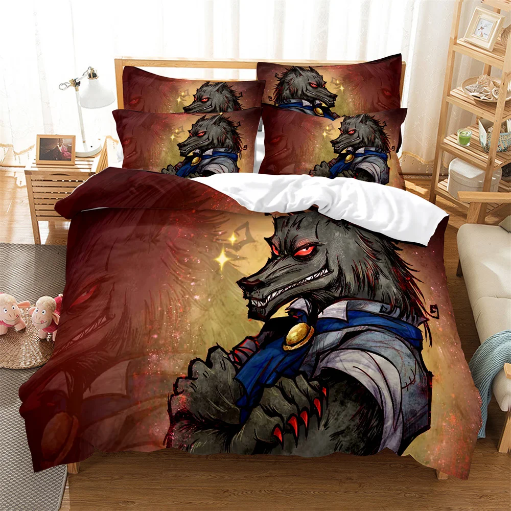 Evil wolf Bedding Set Duvet Cover Set 3d Bedding Digital Printing Bed Linen Queen Size Bedding Set Fashion Design  bed cover set