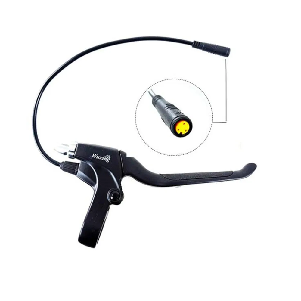 

Electric Bike Clutch Brake Lever, Waterproof Plug Wuxing Electric Bicycle & Scooter Cut-off Handle, Brake Grip Ebike Spare Part