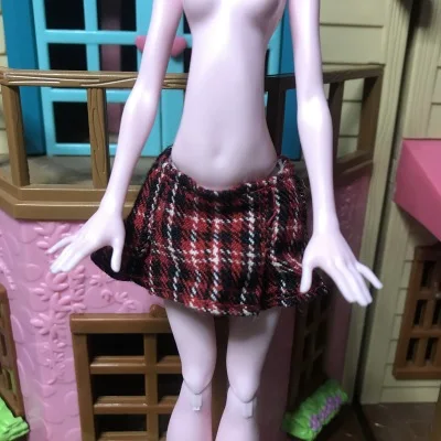 originol monsters high school clothes pants skirt without Head 1pc DIY  Nude Doll  Draculaura girl Doll House Children Gifts