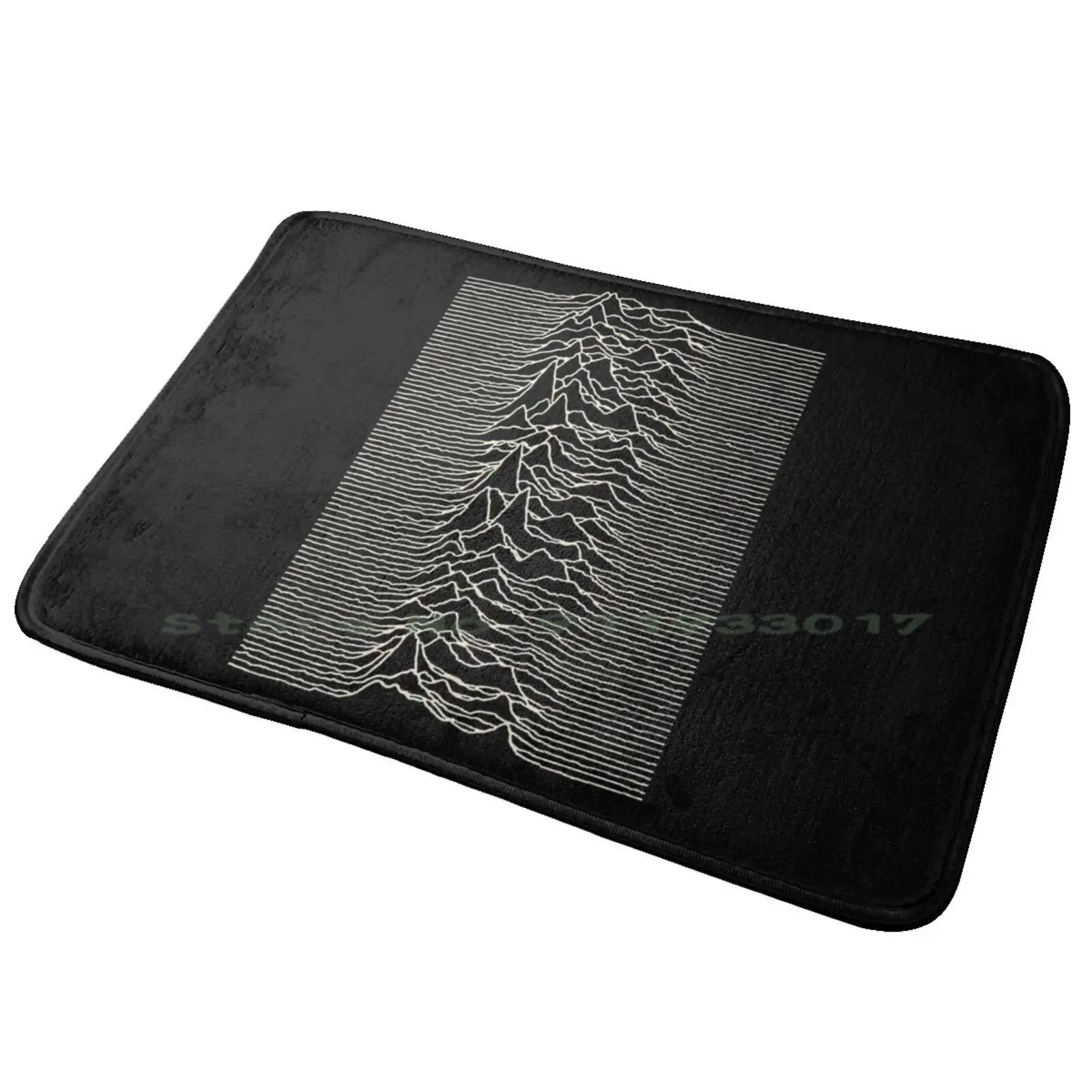 Joy Division Unknown Pleasures Classic Entrance Door Mat Bath Mat Rug Robert Lewandowski Polish Anti-Slip Bedroom Kitchen Foot