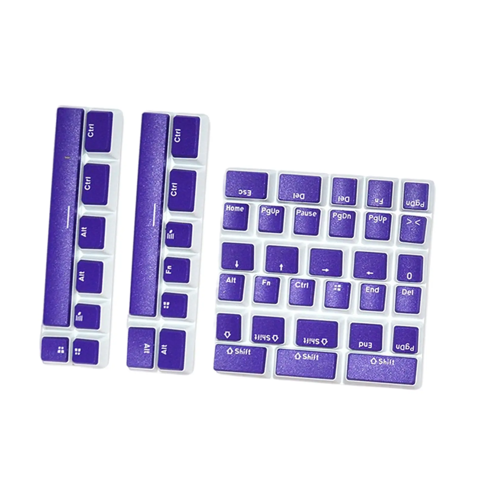 Pudding Key Caps Set, PBT English Keycaps Kit ,for Logitech, for ,K70 ,for 980K K90 Special Layout Mechanical Keyboard