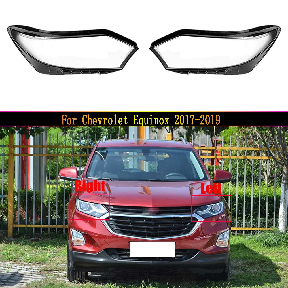 

For Chevrolet Equinox 2017 2018 2019 Front Headlight Cover Transparent Shade Lampshade Headlamp Shell Lens Plexiglass