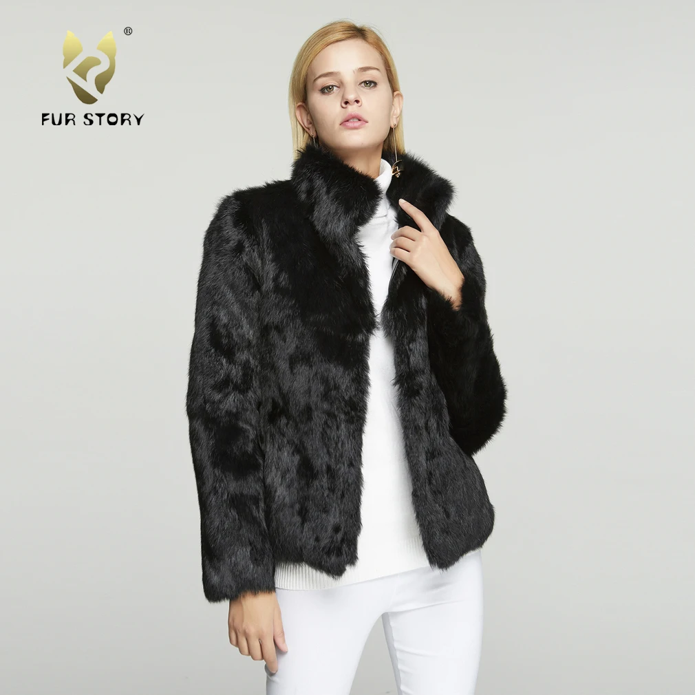 Women's Coats Real Rabbit Fur Coat Winter Real Fur Jacket Color Optional Women Jacket Womens Spring Jackets Fur Story FS151249