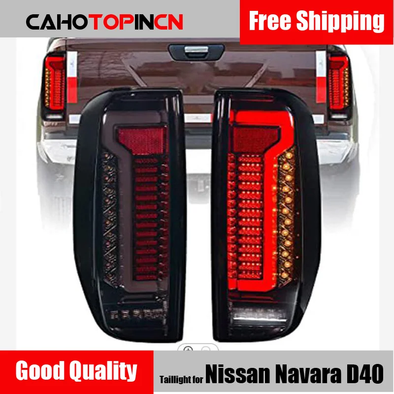 1Set For Nissan Navara D40 Frontier 2005 -2015 Car styling LED Taillight Red Rear Tail Light Brake Lamp brake light warning lamp