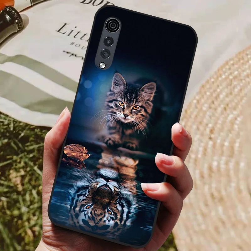 Case For LG Velvet Silicone Wolf Soft Phone Cover For LG Velvet 5G Case Luxury Black TPU Coque For LG Velvet 6.8\