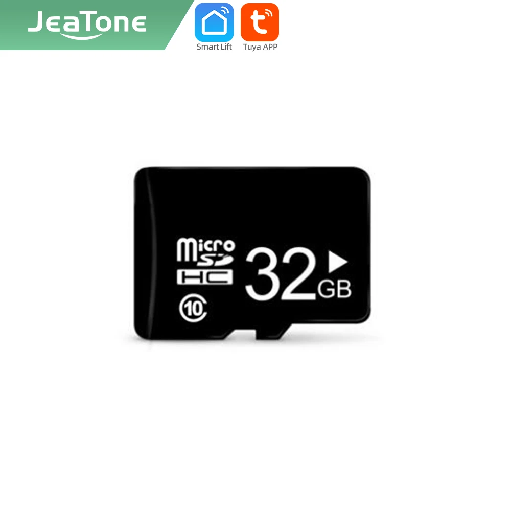 【NEW】Jeatone Tuya smart 32G SD Memory card for our video door phone intercom, combine shipping with intercom only