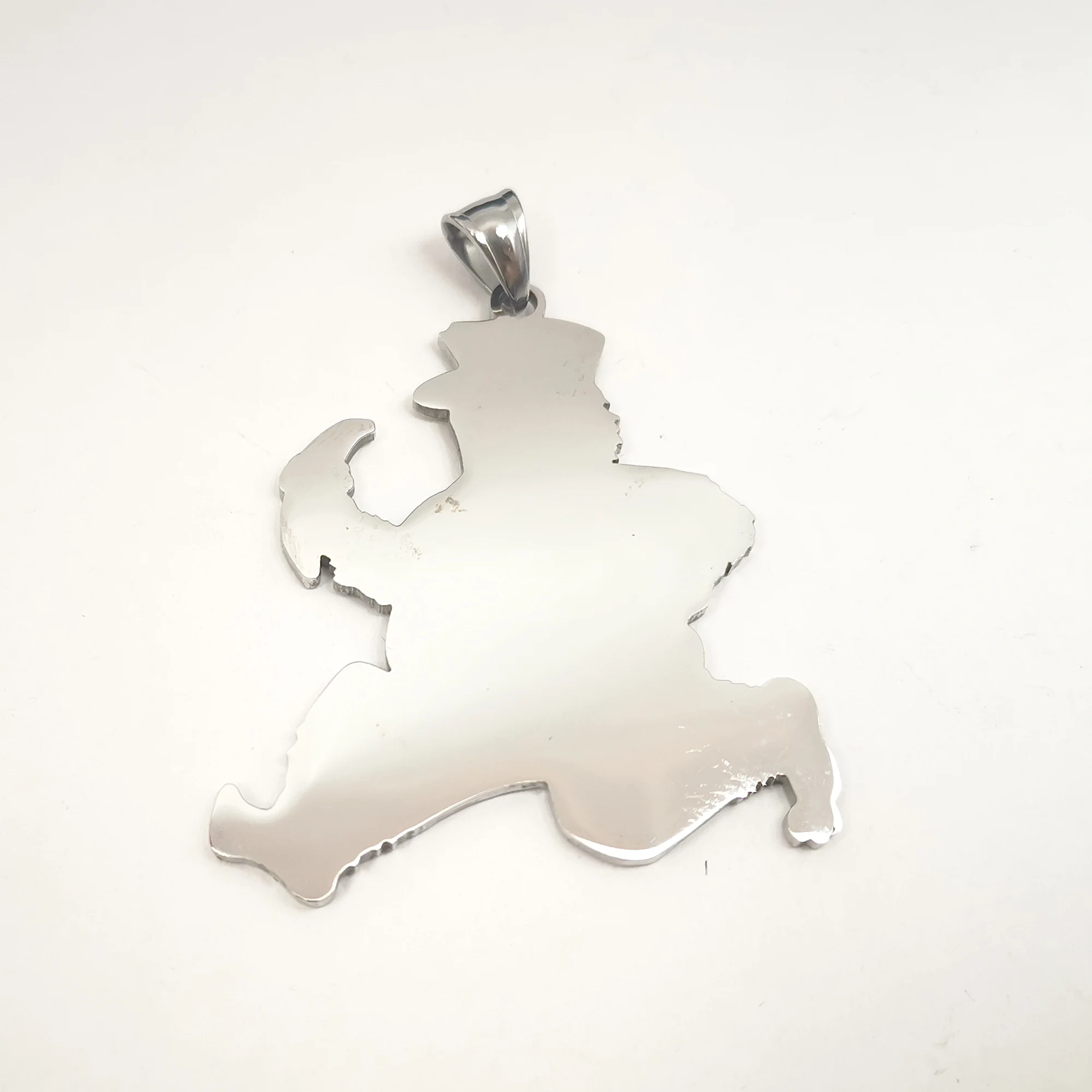 Mens Large 2 inch ICP Ape Boy Charms Juggalo Pendant Charms Stainless steel Necklace Ball chain 3mm 30 inch image 3