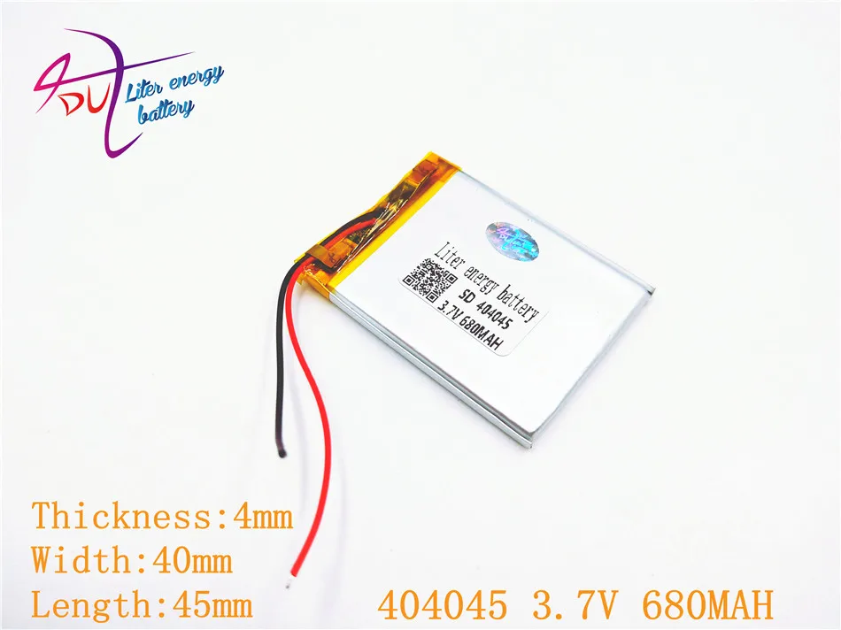 353945 354045 3.7V 680 バッテリー 404045 充電式バッテリー MP3 MP4 充電式電池充電式バッテリー