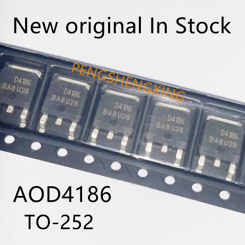10 TEILE/LOS AOD4186 35A40V TO252 D4186 Neue original-spot heißer verkauf
