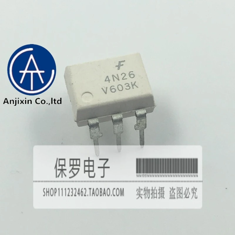 10 Chiếc 100% Orginal Mới Optocoupler Optoisolator 4N26 4N26M Nhúng Bèo-6 Điểm Thật Cổ