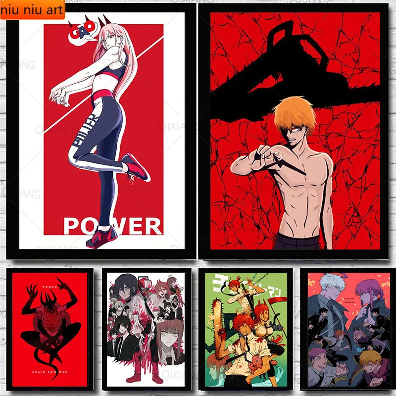 Full Diamond Embroidery Japanese Anime Chainsaw Man Diamond Mosaic Diamond Painting Cross Stitch Kits Home Decoration