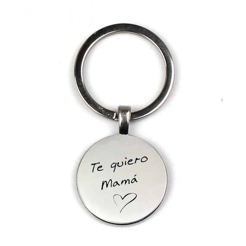 "Te Quiero Mama" Keychain Personalized Letter Keychain Women'S Jewelry Best Mother'S Day Gift Fashion Keyring