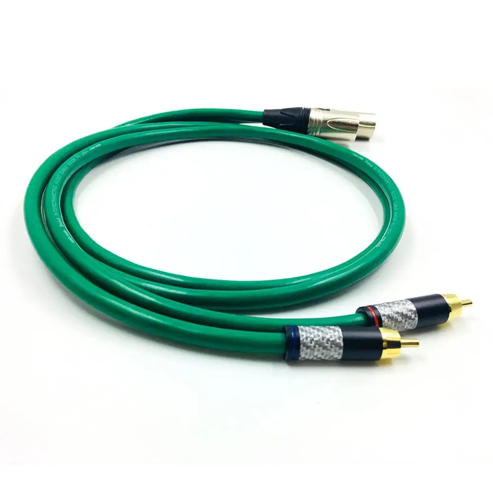 Hifi Audio MCINTOSH 2328 RCA to XLR Cable High Quality 2 XLR Male to 2 RCA Male Cable