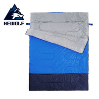 Hewolf Outdoors Adult Envelope Camping Sleeping Bag Hotel Septum Traveling Use Can Splicing Into Two Seperate Single Bag