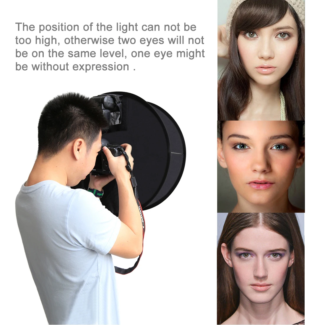 45cm Softbox portatile fotocamera Flash diffusore Speedlight Round Style Light Shoot Soft box luce soffusa accessori per fotocamere dslr