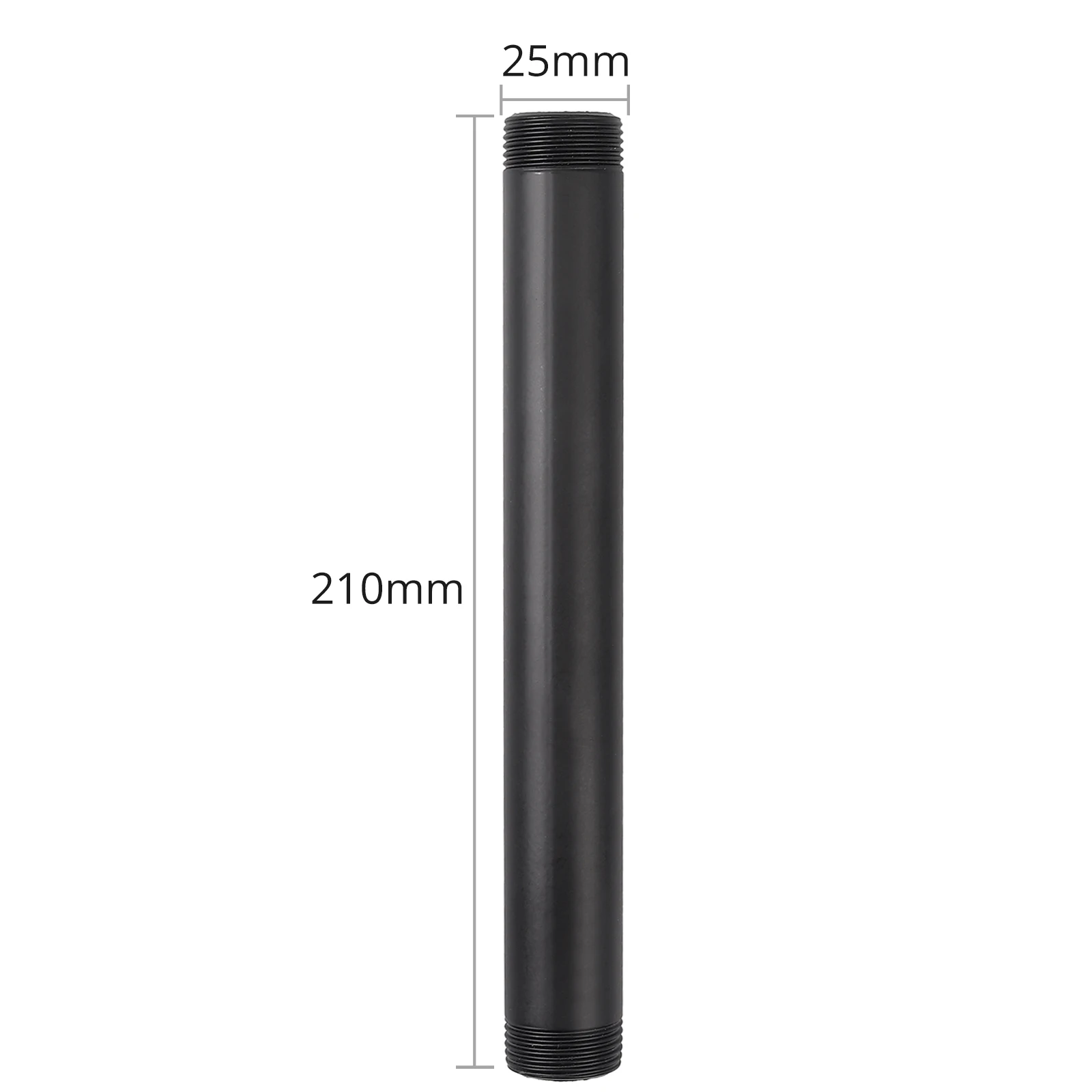 GARLLEN-tubería roscada de hierro fundido maleable, accesorios para muebles industriales, BSP, 6 uds., 3/4 pulgadas