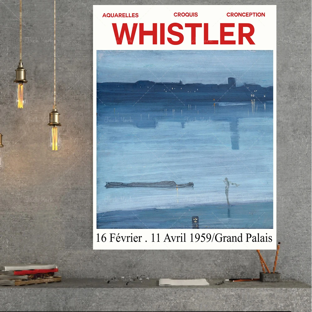 

Museum Art Poster for Painting Exhibition James Abbott McNeill Whistler