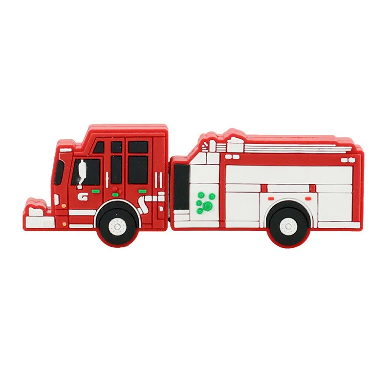 Cartoon Fireman Pendrive Fire Truck/Water Valve Usb Flash Drive 32GB 16GB 8GB 4GB Memory Stick Fire Extinguisher Gift Usb Card