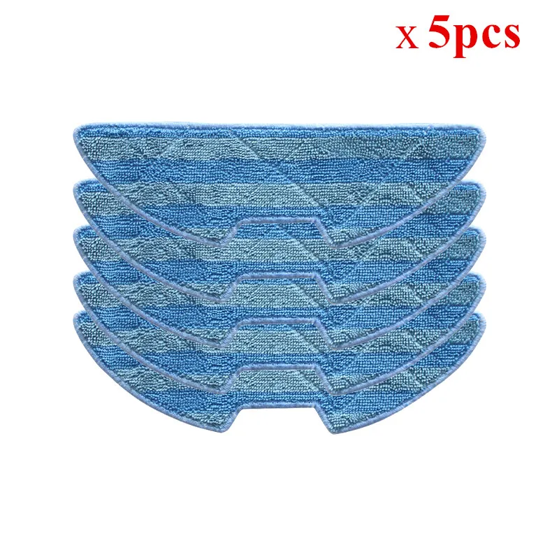 5pcs Vacuum Cleaner Mop Cloth Rags for EZIclean ONE Aspirateur Robot Laveur Aqua Robot Vacuum Cleaner Parts Cleaning Mop Clothes