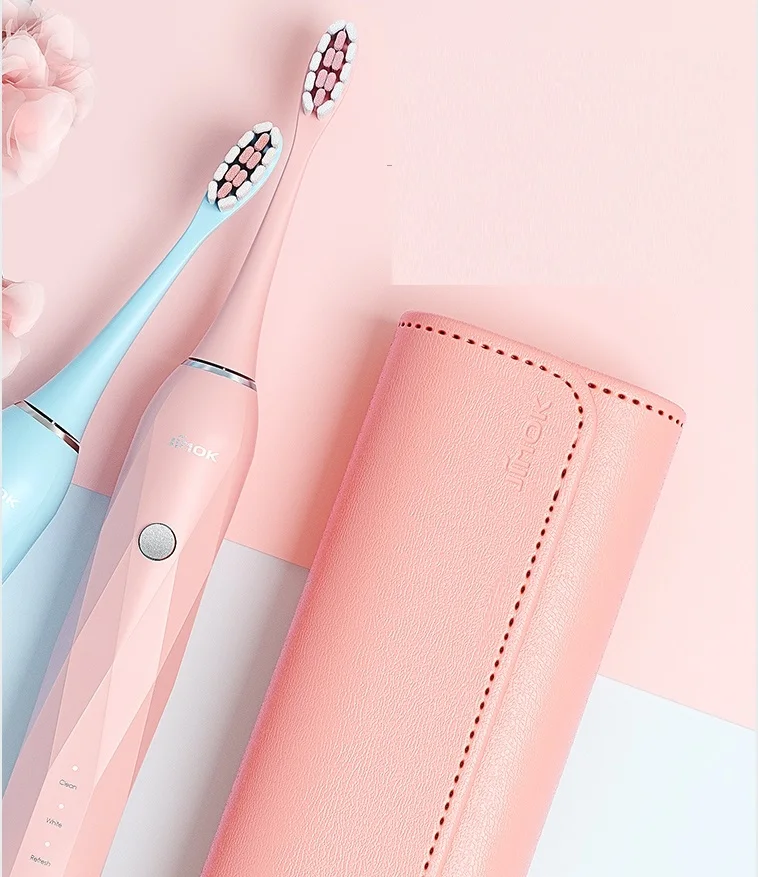 Зубная щетка JIMOK T1 электрическая с мягкой щетиной, водонепроницаемая перезаряжаемая автоматическая для отбеливания зубов