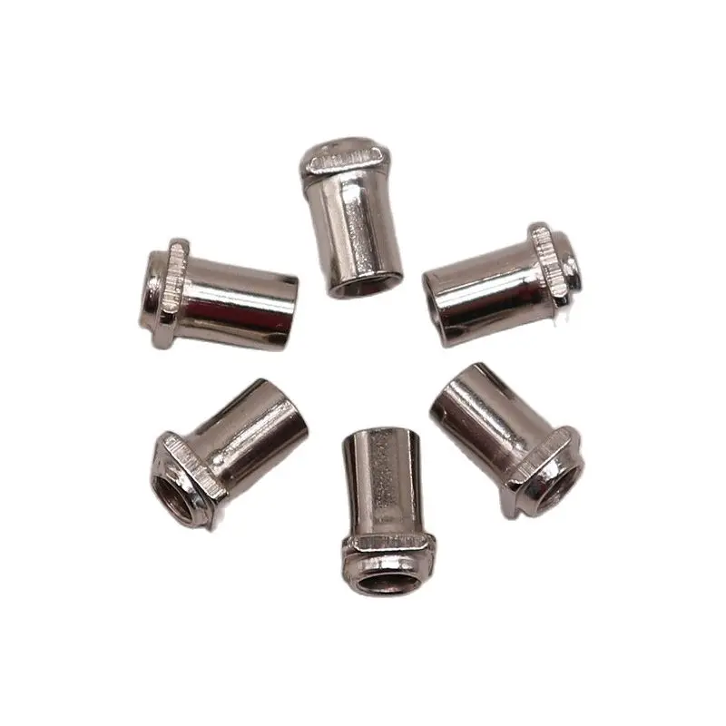 M5 M6 Drum Screw Nut Drum Nut Iron Material Drum Set Drum Part Silver Color Drum Accessories 20 Pieces