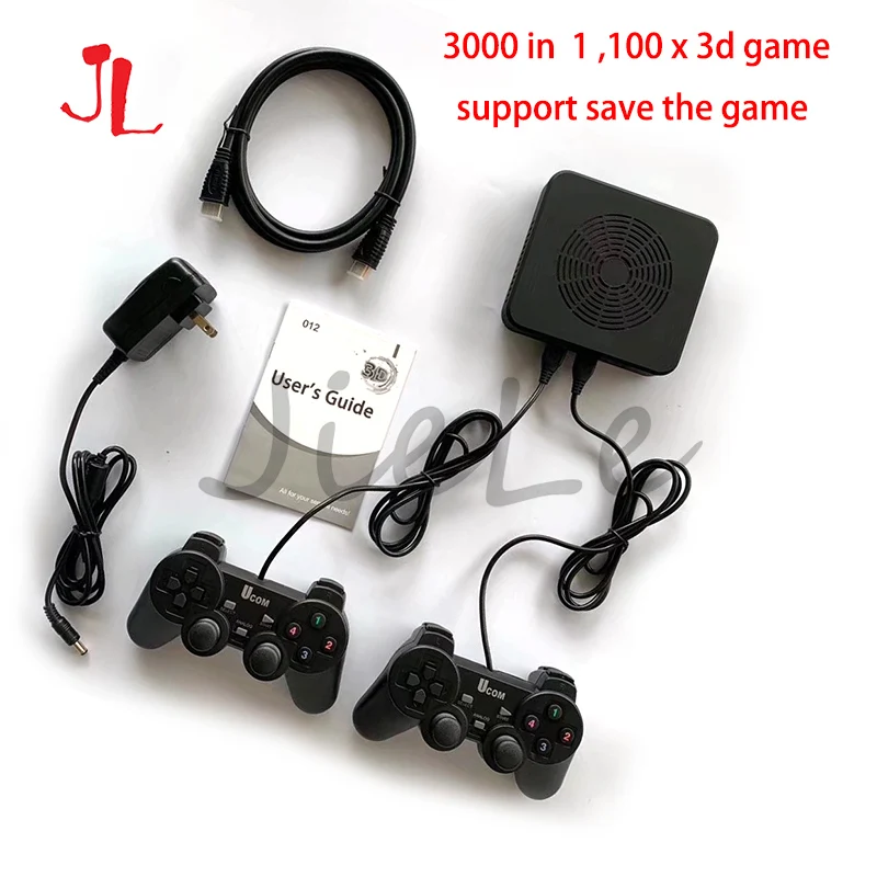 3D Pandora Saga Box 3000 in 1 Gamebox 2 Players Wired Gamepad and Wireless Gamepad Set Usb connect joypad arcade 3D games