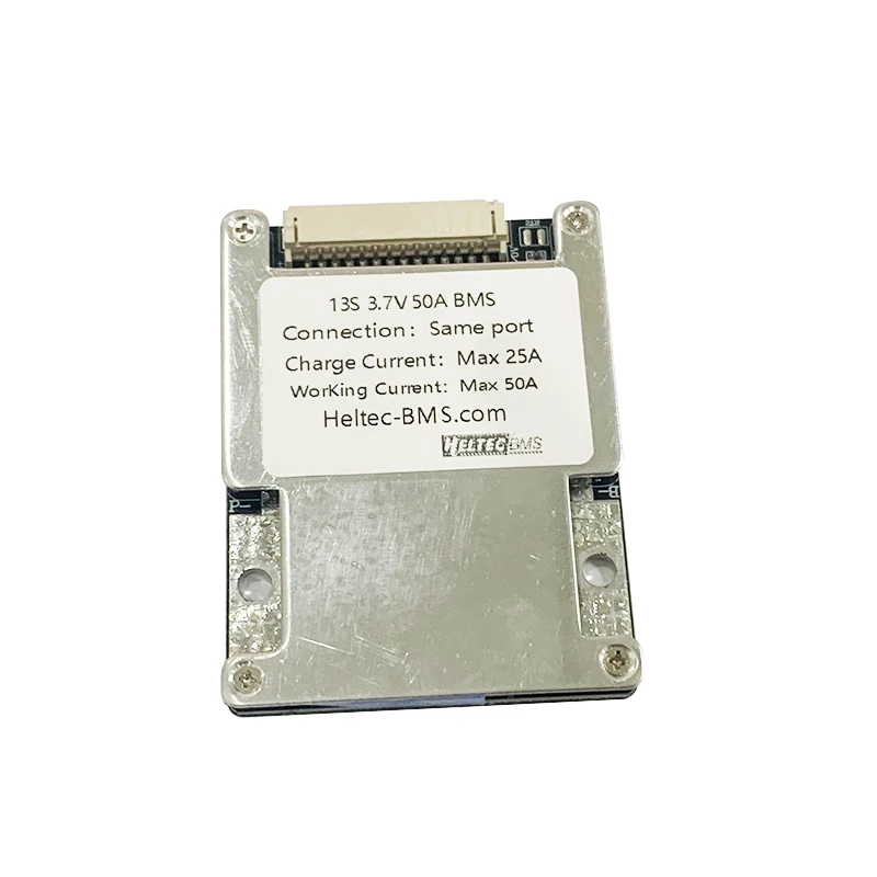 Placa de protección de batería de litio 13S 50A BMS 48V 18650/21700 ternaria para bicicleta eléctrica/herramientas eléctricas 2000W